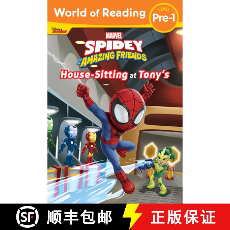 【3-4周达】World of Reading: Spidey and His Amazing Friends: Housesitting at Tony's [9781368078801]