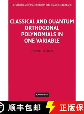 【3-4周达】Classical and Quantum Orthogonal Polynomials in One Variable: - Classical and Quantum Orth... [9780521143479]