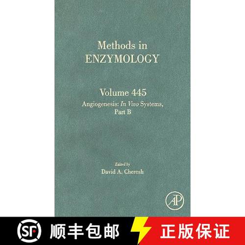 【3-4周达】Angiogenesis: In Vivo Systems, Part B: Volume 445 [9780123743145]