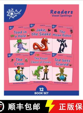 【3-4周达】Phonic Books Dandelion Readers Vowel Spellings Level 3 Jake, the Snake: Decodable Books fo... [9781783693313]