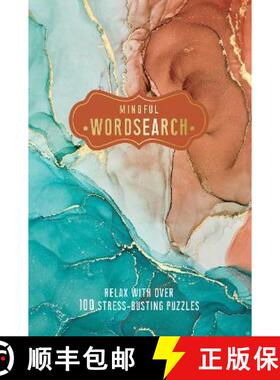 【3-4周达】Mindful Wordsearch: Relax with over 100 Stress-Busting Puzzles [9781787399082]