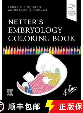 【3-4周达】Netter's Embryology Coloring Book [9780443379154]