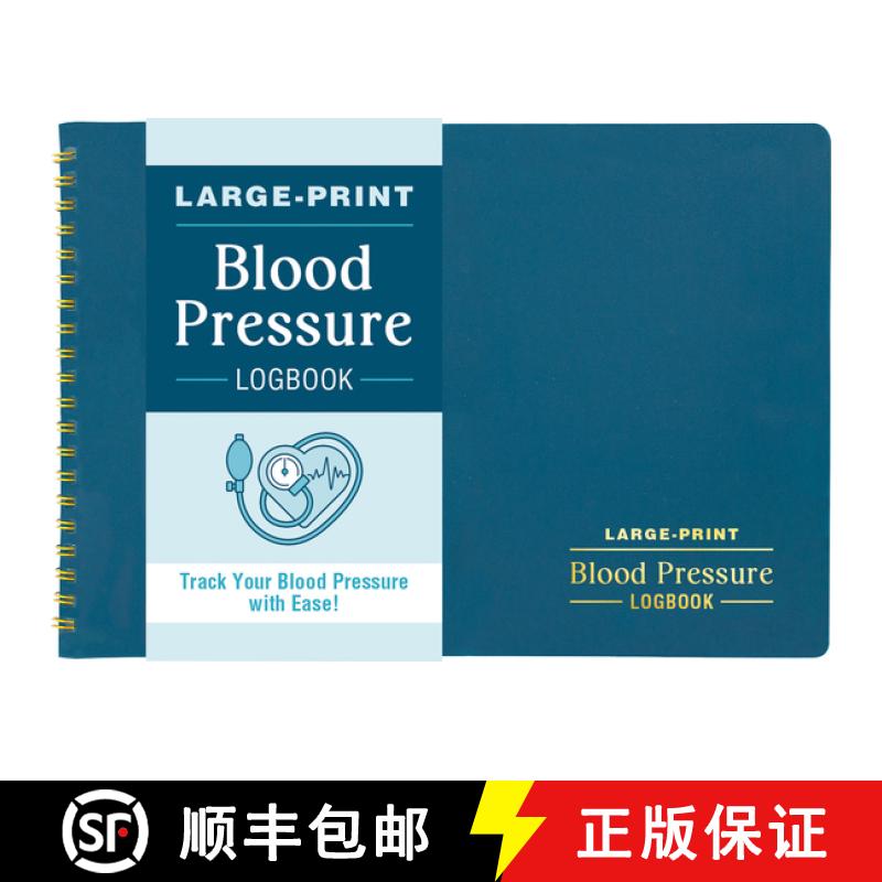 预订 Blood Pressure Logbook (Large Print for Easy Record Keeping) [9781441344755]