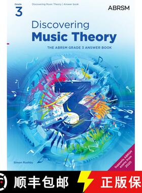 【3-4周达】Discovering Music Theory, The ABRSM Grade 3 Answer Book: Answers (Theory workbooks (ABRSM)) [9781786013521]