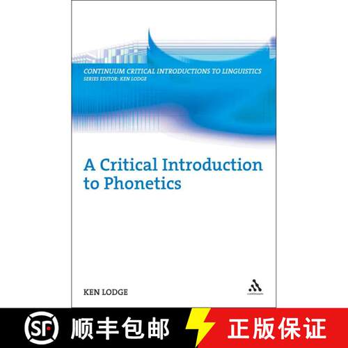 【3-4周达】精装 A Critical Introduction to Phonetics [9780826488732]