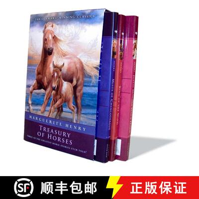 【3-4周达】Marguerite Henry Treasury of Horses (Boxed Set): Misty of Chincoteague, Justin Morgan Had ... [9781416939542]