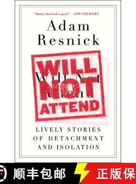 【3-4周达】Will Not Attend: Lively Stories of Detachment and Isolation [9780147516213]