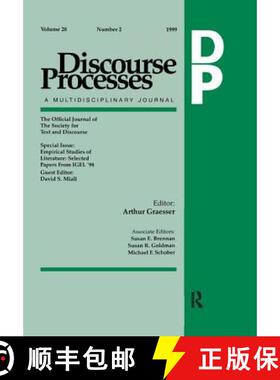 【3-4周达】Empirical Studies of Literature: Selected Papers from Igel '98. a Special Issue of Discour... [9781138418066]