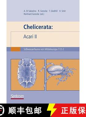 预订 Süßwasserfauna von Mitteleuropa, Bd. 7/2-2 Chelicerata : Acari 2 [9783827418944]