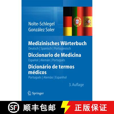 【3-4周达】Medizinisches Wörterbuch/Diccionario de Medicina/Dicionário de termos médicos: deutsch ... [9783642402432]