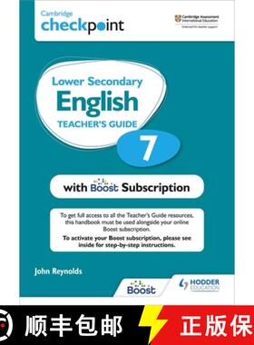 【3-4周达】Cambridge Checkpoint Lower Secondary English Teacher's Guide 7 with Boost Subscription Boo... [9781398300668]