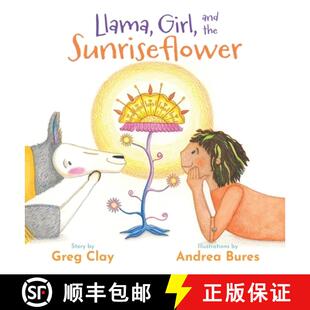 and Girl the Sunriseflower 预订 9781962416016 Llama