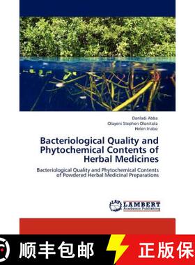 预订 Bacteriological Quality and Phytochemical Contents of Herbal Medicines [9783848442935]