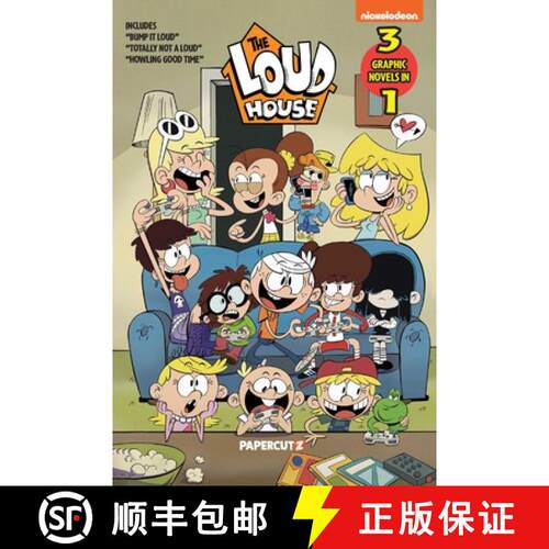 【3-4周达】Loud House 3-in-1 Vol. 7: Includes 'Bump It Loud,' Totally Not A Loud,' and 'Howling Good ... [9781545812167]