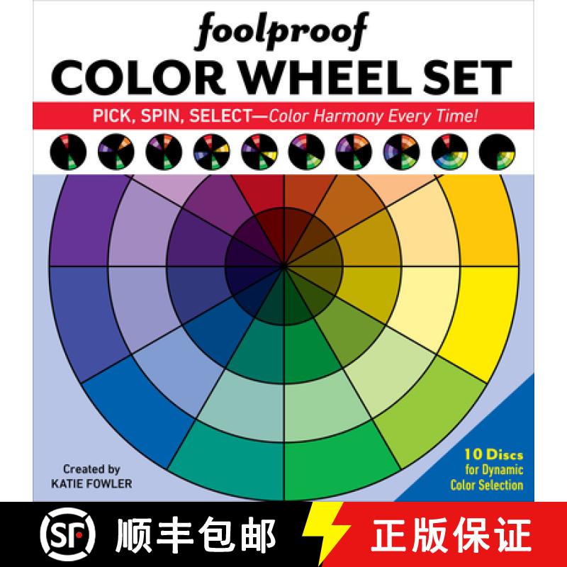 【2-3周达】Foolproof Color Wheel Set: 10 Discs for Dynamic Color Selection [9781617459979]