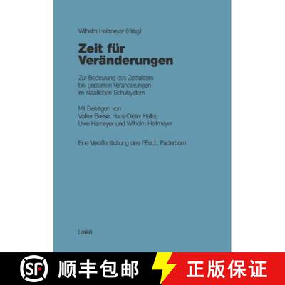 【3-4周达】Zeit für Veränderungen : Zur Bedeutung des Zeitfaktors bei geplanten Veränderungen im s... [9783810004109]