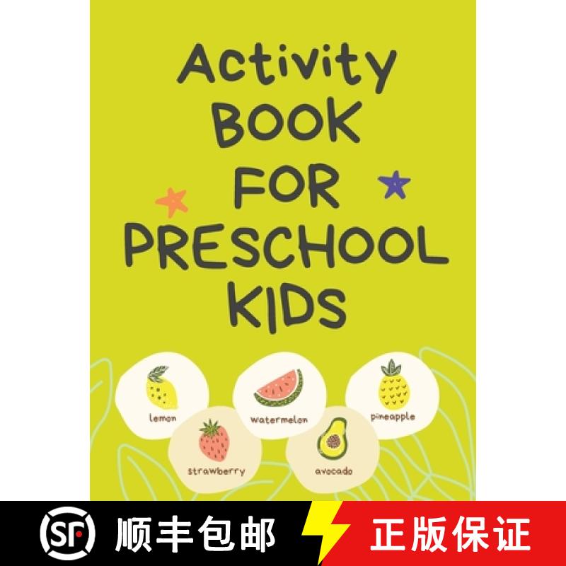 【3-4周达】Activity Book for Preschool Kids.Contains the Alphabet, Tracing Letters, Coloring Pages, P... [9784294685952]