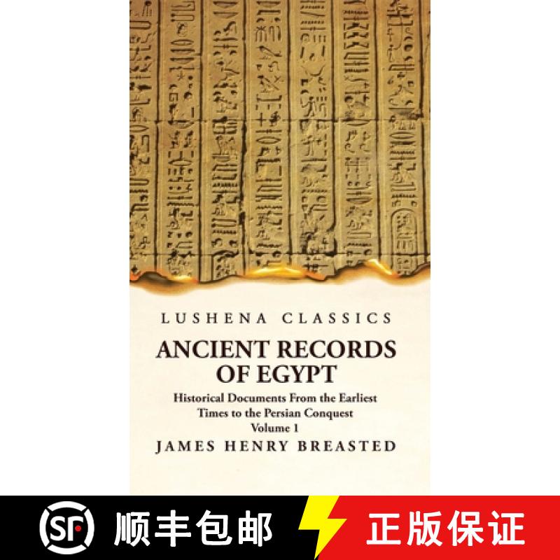 【2-3周达】Ancient Records of Egypt Historical Documents From the Earliest Times to the Persian Conqu... [9781639236527]