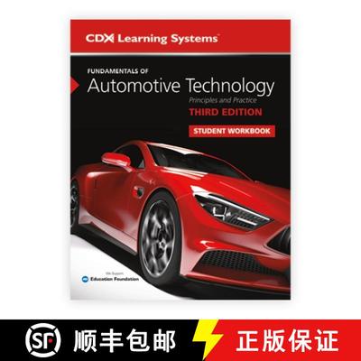 【3-4周达】Fundamentals of Automotive Technology Student Workbook: . [9781284232097]