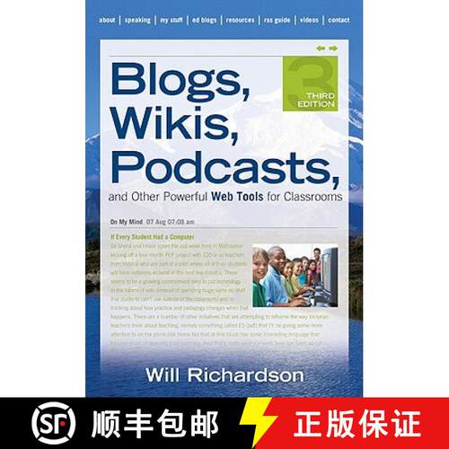 【3-4周达】Blogs, Wikis, Podcasts, and Other Powerful Web Tools for Classrooms (Third Edition) [9781412977470]