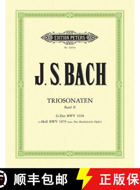 【3-4周达】Trio Sonatas -- Bwv 1038, Bwv 1079 for Flute, Violin and Continuo: Bwv 1038 Alt. 2 Violins... [9790014021443]