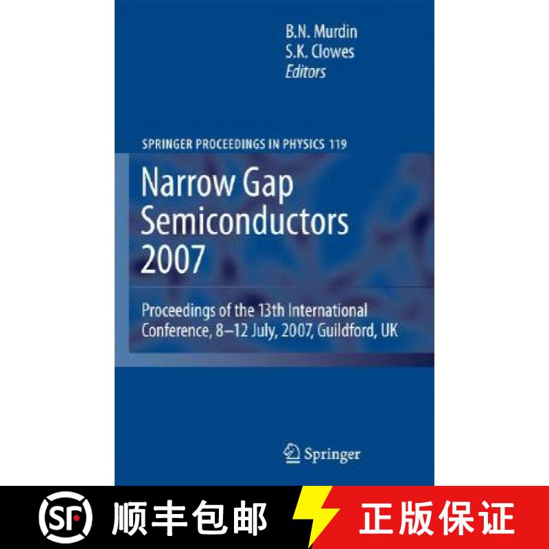 【3-4周达】Narrow Gap Semiconductors 2007 : Proceedings of the 13th International Conference, 8-12 Ju... [9781402084249]