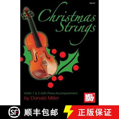 【3-4周达】Christmas Strings: Violin 1 & 2 with Piano Accompaniment: Solo [9780786675586]