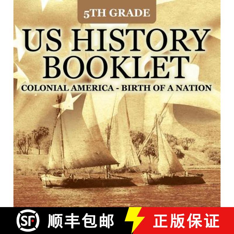【3-4周达】5th Grade US History Booklet: Colonial America - Birth of A Nation [9781682601471]