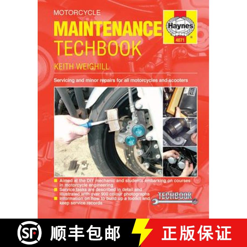 【3-4周达】Motorcycle Maintenance Techbook: Servicing and Minor Repairs for All Motorcycles and Scooters [9781785210471]