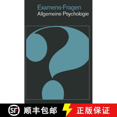 【3-4周达】Examens-Fragen Allgemeine Psychologie [9783540087120]