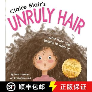 Curly Claire Hair 预订 Girl 9781735156705 Brown Blair Unruly Tale
