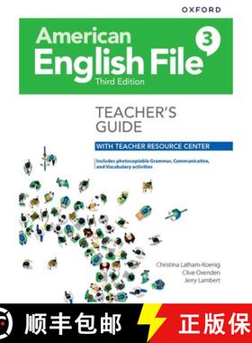 预订 American English File Level 3 Teacher's Guide with Teacher Resource Center [9780194906647]