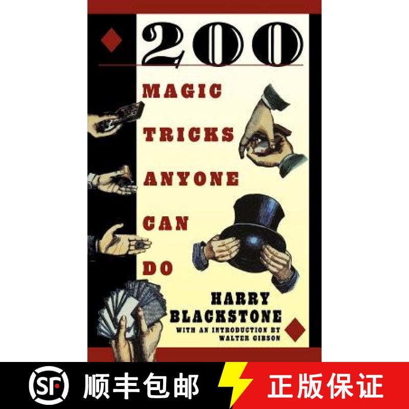 【3-4周达】200 Magic Tricks Anyone Can Do [9780806521008]