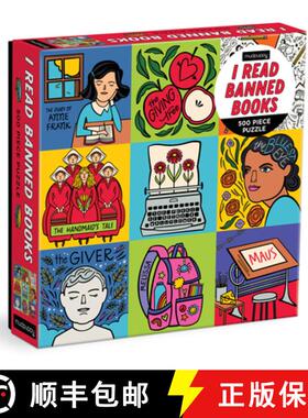 【3-4周达】I Read Banned Books 500 Piece Family Puzzle [9780735380288]
