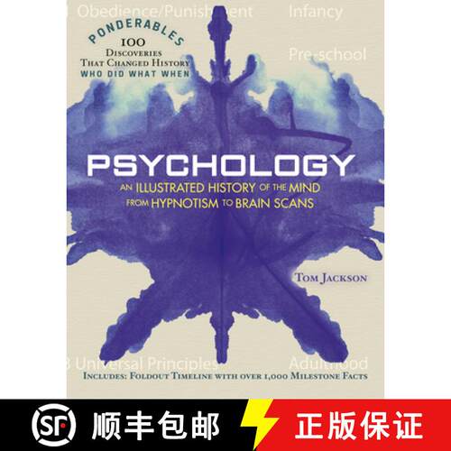 【3-4周达】精装 Psychology: An Illustrated History of the Mind from Hypnotism to Brain Scans (Pondera... [9781627951203]