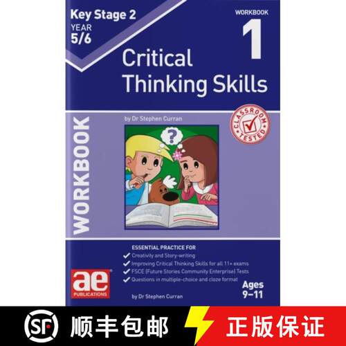 【3-4周达】KS2 Critical Thinking Skills Year 6 Workbook 1 [9781910106013]