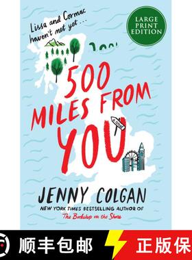 【3-4周达】500 Miles From You: A Novel [9780063000124]