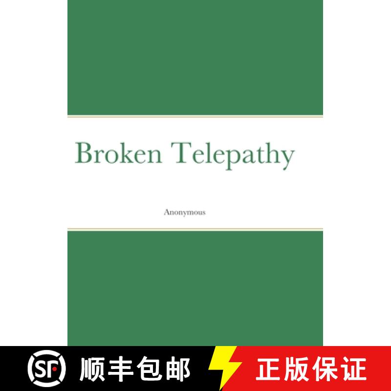 【2-3周达】Broken Telepathy [9781716536991]