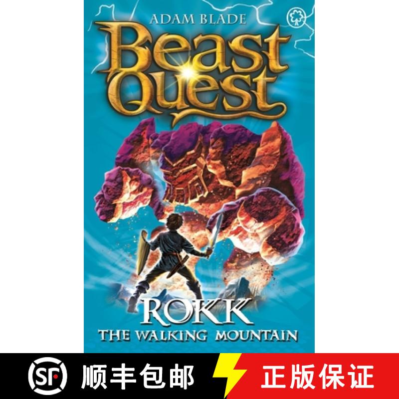 【3-4周达】Beast Quest: Rokk The Walking Mountain: Series 5 Book 3 [9781408304396]