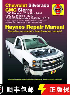 【3-4周达】Chevrolet Silverado and GMC Sierra 1500 Models 2014 Thru 2018; 1500 LD Models 2019; 2500/3... [9781620923504]
