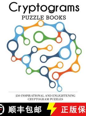 预订 Cryptograms Puzzle Books: 250 Inspirational and Enlightening Cryptogram Puzzles [9781942268994]
