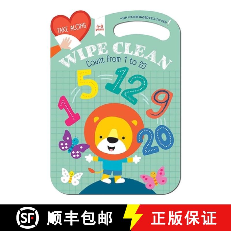 【3-4周达】Take Along Wipe Clean: Count from 1 to 20 (Ages 4-6) [9789465055336]