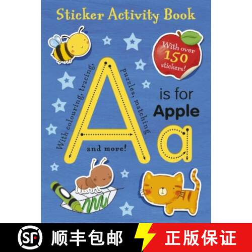 【3-4周达】A is for Apple Sticker Activity Book [9781801048941]