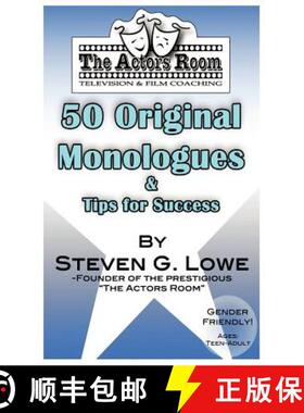 【3-4周达】The Actors Room 50 Original Monologues and Tips for Success [9780615593821]