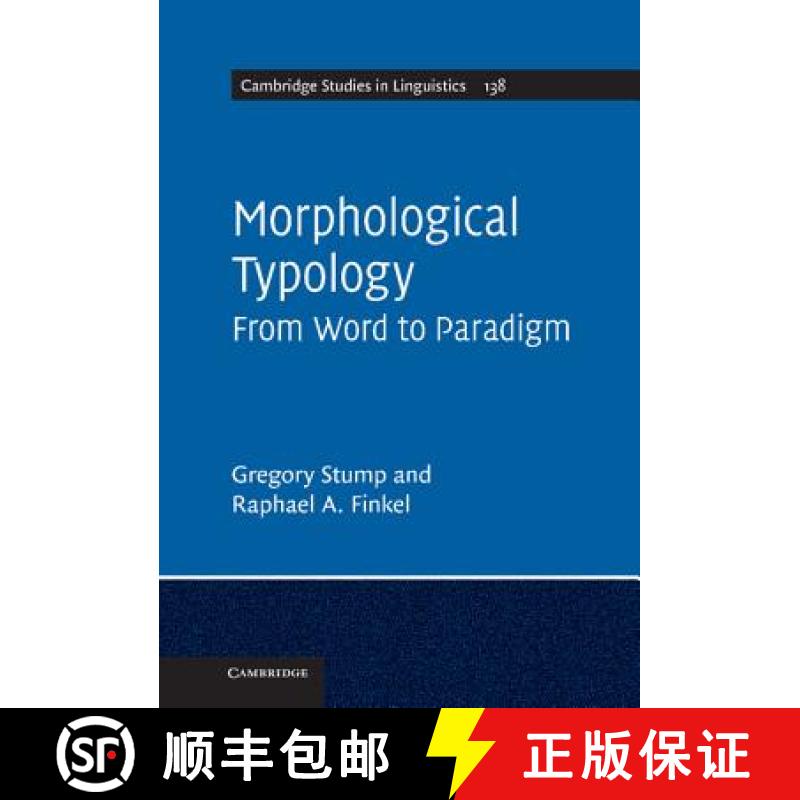 【3-4周达】Morphological Typology: From Word to Paradigm - Morphological Typology: From Word to Paradigm [9781107029248]