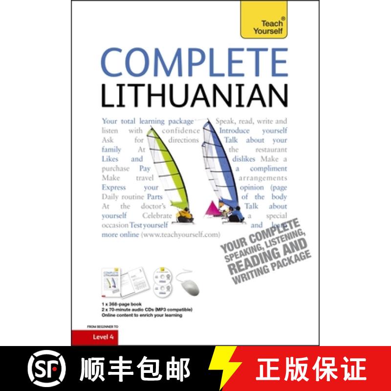 【3-4周达】Complete Lithuanian Beginner to Intermediate Course : (Book and audio support) [9781444106893]