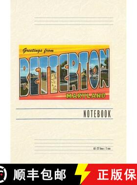 【3-4周达】Vintage Lined Notebook Greetings from Betterton [9798385422890]