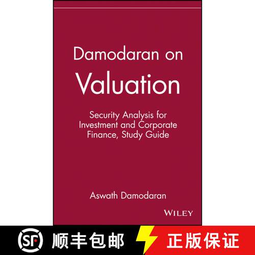 【3-4周达】Study Guide For Damodaran On Valuation: Security Analysis For Investment And Corporate Fin... [9780471108979]