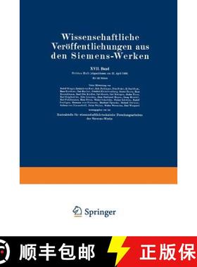 【3-4周达】Wissenschaftliche Veröffentlichungen aus den Siemens-Werken : XVII. Band. Drittes Heft [9783662227466]