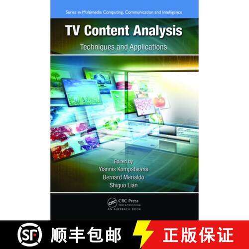 【3-4周达】精装 TV Content Analysis : Techniques and Applications [9781439855607]